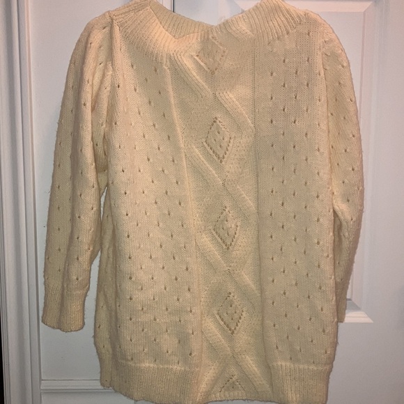 Vintage cream sweater - Picture 3 of 14